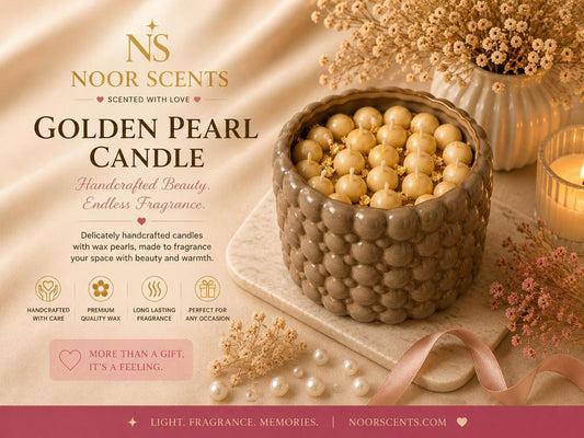 Golden Pearl Candle
